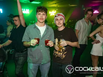 A professional photo of guests enjoying themselves at Cocktails Nightclub from our gallery.