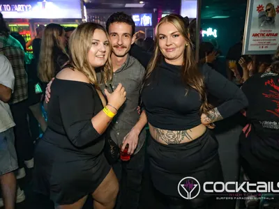 A professional photo of guests enjoying themselves at Cocktails Nightclub from our gallery.