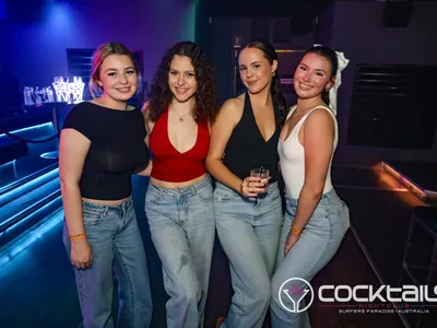 A professional photo of guests enjoying themselves at Cocktails Nightclub from our gallery.