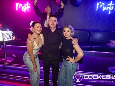 A professional photo of guests enjoying themselves at Cocktails Nightclub from our gallery.