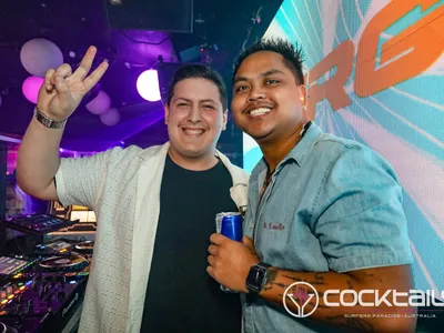 A professional photo of guests enjoying themselves at Cocktails Nightclub from our gallery.