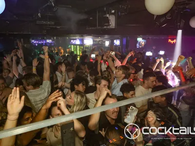 A professional photo of guests enjoying themselves at Cocktails Nightclub from our gallery.