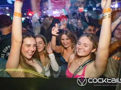 A professional photo of guests enjoying themselves at Cocktails Nightclub from our gallery.