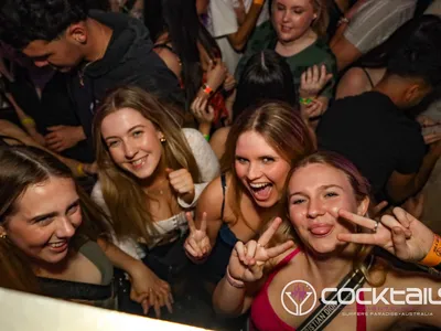 A professional photo of guests enjoying themselves at Cocktails Nightclub from our gallery.