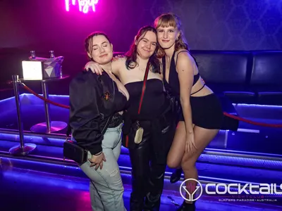 A professional photo of guests enjoying themselves at Cocktails Nightclub from our gallery.