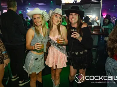 A professional photo of guests enjoying themselves at Cocktails Nightclub from our gallery.