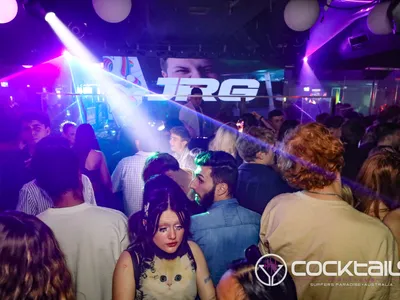 A professional photo of guests enjoying themselves at Cocktails Nightclub from our gallery.