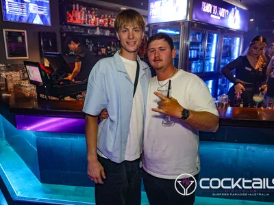 A professional photo of guests enjoying themselves at Cocktails Nightclub from our gallery.