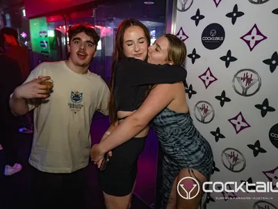 A professional photo of guests enjoying themselves at Cocktails Nightclub from our gallery.