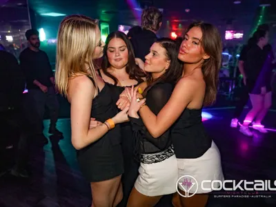 A professional photo of guests enjoying themselves at Cocktails Nightclub from our gallery.