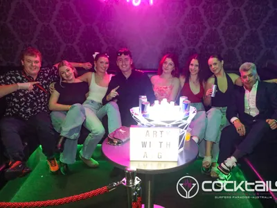 A professional photo of guests enjoying themselves at Cocktails Nightclub from our gallery.