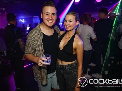 A professional photo of guests enjoying themselves at Cocktails Nightclub from our gallery.