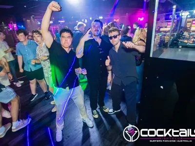 A professional photo of guests enjoying themselves at Cocktails Nightclub from our gallery.