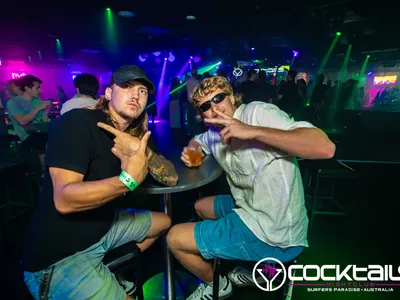 A professional photo of guests enjoying themselves at Cocktails Nightclub from our gallery.