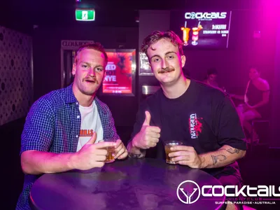 A professional photo of guests enjoying themselves at Cocktails Nightclub from our gallery.