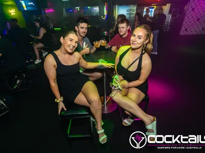 A professional photo of guests enjoying themselves at Cocktails Nightclub from our gallery.