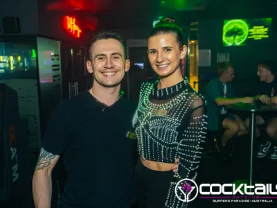 A professional photo of guests enjoying themselves at Cocktails Nightclub from our gallery.