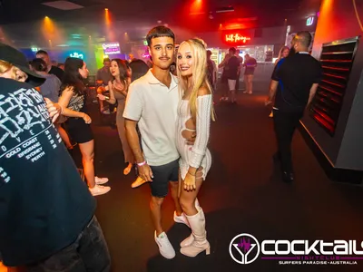 A professional photo of guests enjoying themselves at Cocktails Nightclub from our gallery.