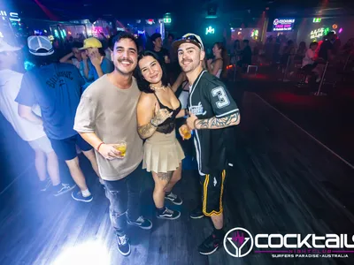 A professional photo of guests enjoying themselves at Cocktails Nightclub from our gallery.