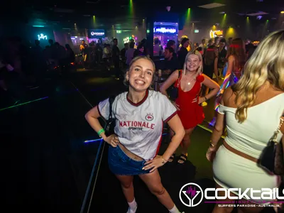 A professional photo of guests enjoying themselves at Cocktails Nightclub from our gallery.