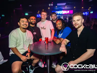 A professional photo of guests enjoying themselves at Cocktails Nightclub from our gallery.