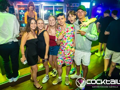 A professional photo of guests enjoying themselves at Cocktails Nightclub from our gallery.