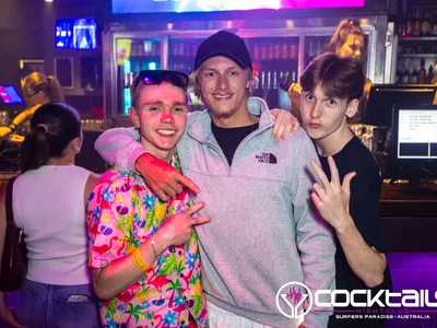 A professional photo of guests enjoying themselves at Cocktails Nightclub from our gallery.