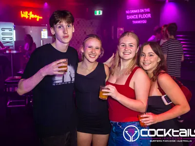 A professional photo of guests enjoying themselves at Cocktails Nightclub from our gallery.