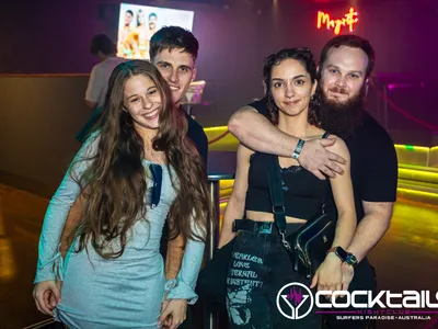 A professional photo of guests enjoying themselves at Cocktails Nightclub from our gallery.