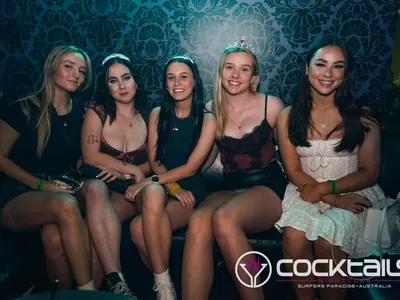 A professional photo of guests enjoying themselves at Cocktails Nightclub from our gallery.