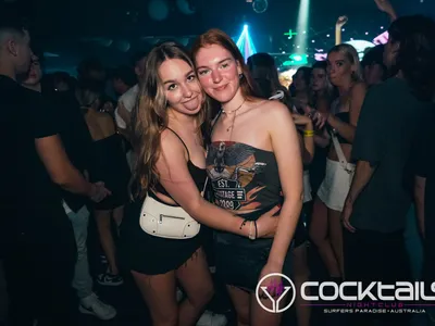 A professional photo of guests enjoying themselves at Cocktails Nightclub from our gallery.