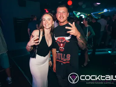 A professional photo of guests enjoying themselves at Cocktails Nightclub from our gallery.