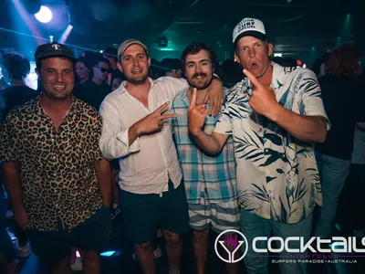 A professional photo of guests enjoying themselves at Cocktails Nightclub from our gallery.