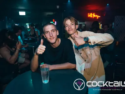 A professional photo of guests enjoying themselves at Cocktails Nightclub from our gallery.