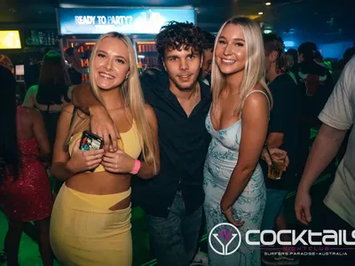 A professional photo of guests enjoying themselves at Cocktails Nightclub from our gallery.