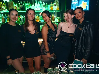 A professional photo of guests enjoying themselves at Cocktails Nightclub from our gallery.