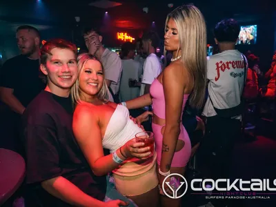 A professional photo of guests enjoying themselves at Cocktails Nightclub from our gallery.