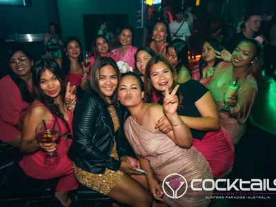 A professional photo of guests enjoying themselves at Cocktails Nightclub from our gallery.