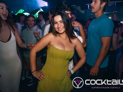 A professional photo of guests enjoying themselves at Cocktails Nightclub from our gallery.