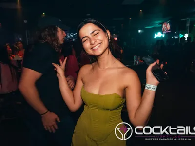 A professional photo of guests enjoying themselves at Cocktails Nightclub from our gallery.