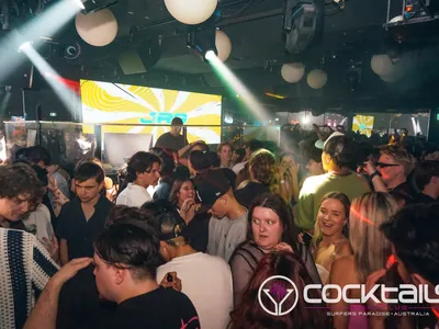 A professional photo of guests enjoying themselves at Cocktails Nightclub from our gallery.