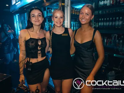 A professional photo of guests enjoying themselves at Cocktails Nightclub from our gallery.