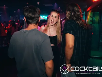 A professional photo of guests enjoying themselves at Cocktails Nightclub from our gallery.