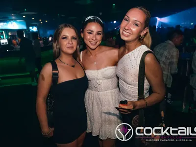 A professional photo of guests enjoying themselves at Cocktails Nightclub from our gallery.