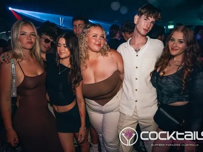 A professional photo of guests enjoying themselves at Cocktails Nightclub from our gallery.