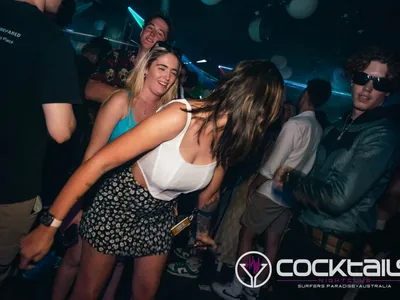 A professional photo of guests enjoying themselves at Cocktails Nightclub from our gallery.