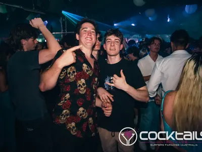 A professional photo of guests enjoying themselves at Cocktails Nightclub from our gallery.