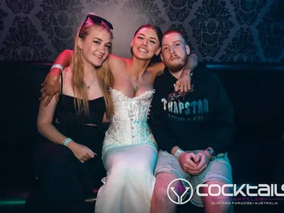 A professional photo of guests enjoying themselves at Cocktails Nightclub from our gallery.