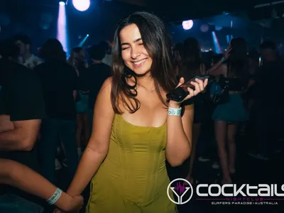 A professional photo of guests enjoying themselves at Cocktails Nightclub from our gallery.