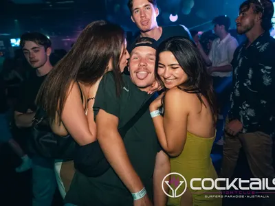 A professional photo of guests enjoying themselves at Cocktails Nightclub from our gallery.